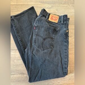 LEVI'S Men’s 501 Button Fly Jeans W40 L32 Black